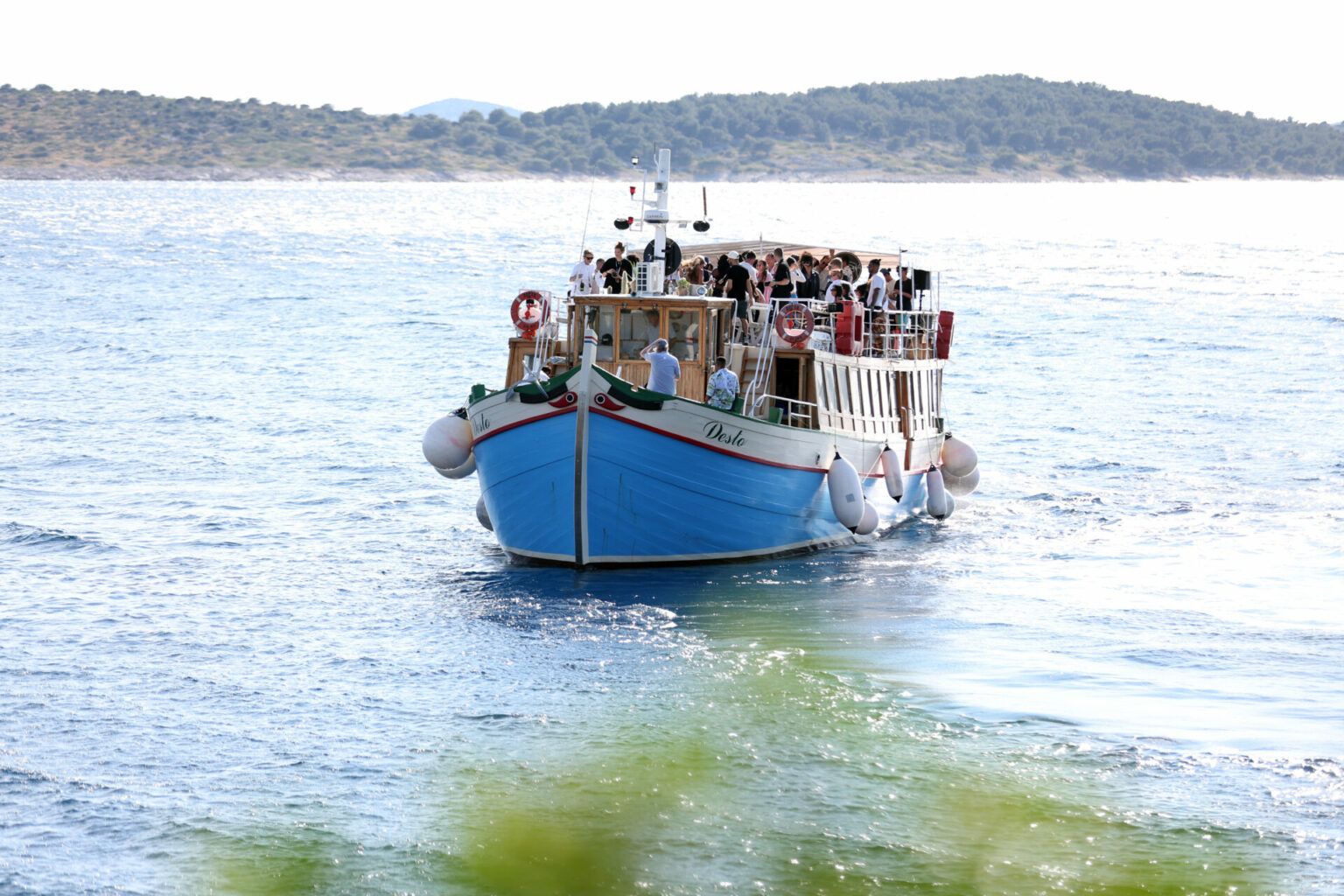 OBONJAN, CROATIA - JUNE 10:  A general view during the CRO x ABOUT YOU concert „Smiles Island“ on June 10, 2022 in Obonjan, Croatia. (Photo by G.Schober/Getty Images/PR for ABOUT YOU)